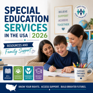 Family support resources for special education services in the USA, 2026
